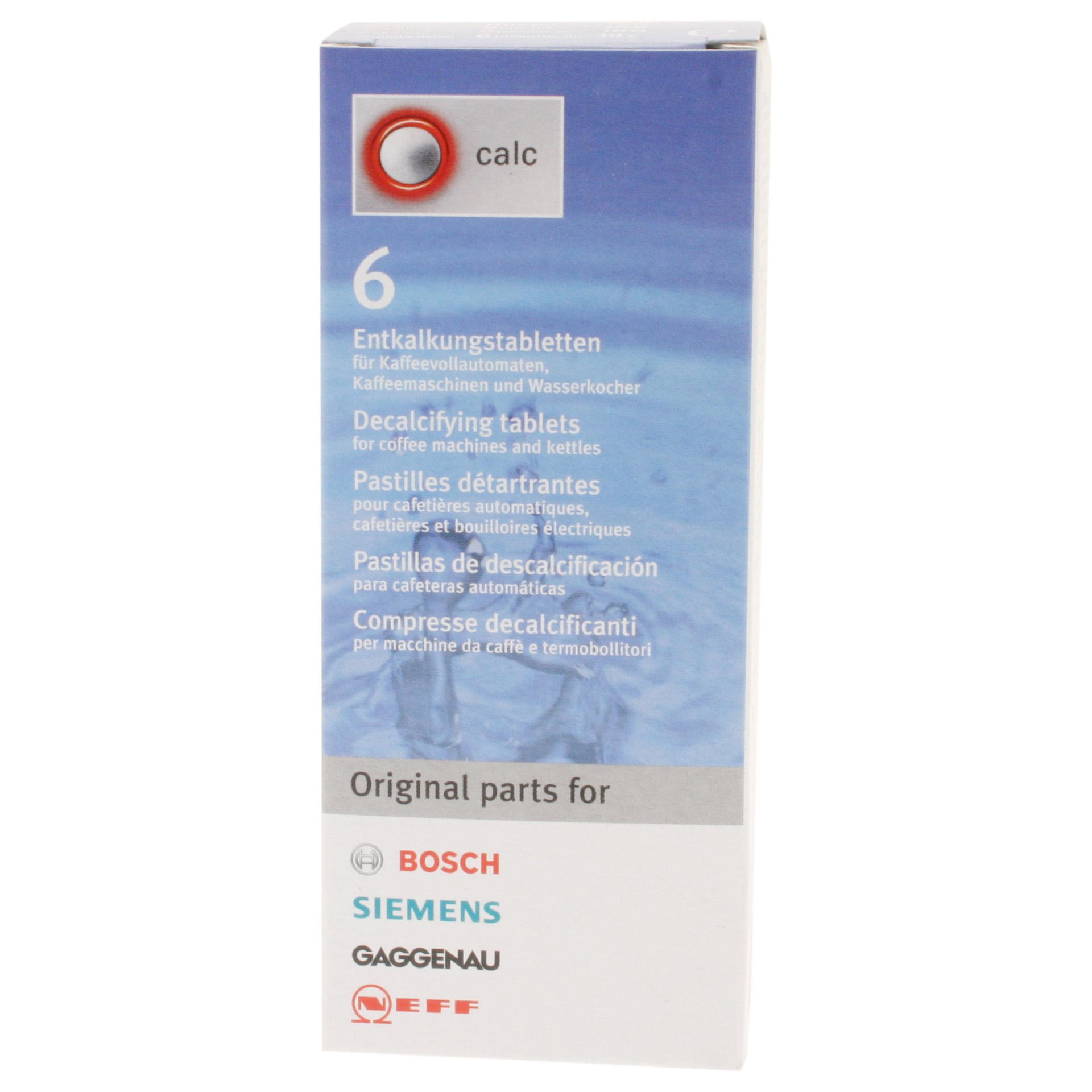 Algopix Similar Product 6 - Bosch Decalcifying Tablets for Coffee