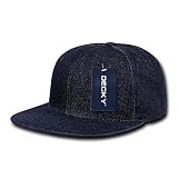 Algopix Similar Product 6 - DECKY Denim Snapback, Dark Blue