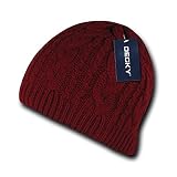 Algopix Similar Product 10 - DECKY Braidy Knit Beanie, Cardinal