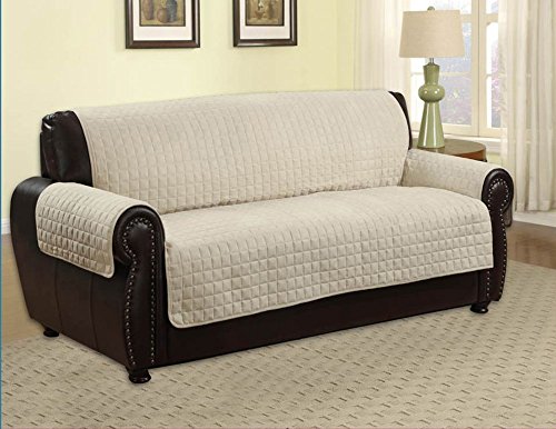 Algopix Similar Product 19 - Quilted Microfiber Pet Dog Couch Sofa
