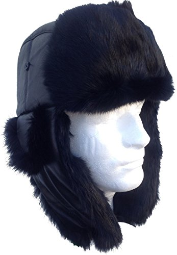 Algopix Similar Product 9 - Genuine Black Sheepskin and Rabbit Fur