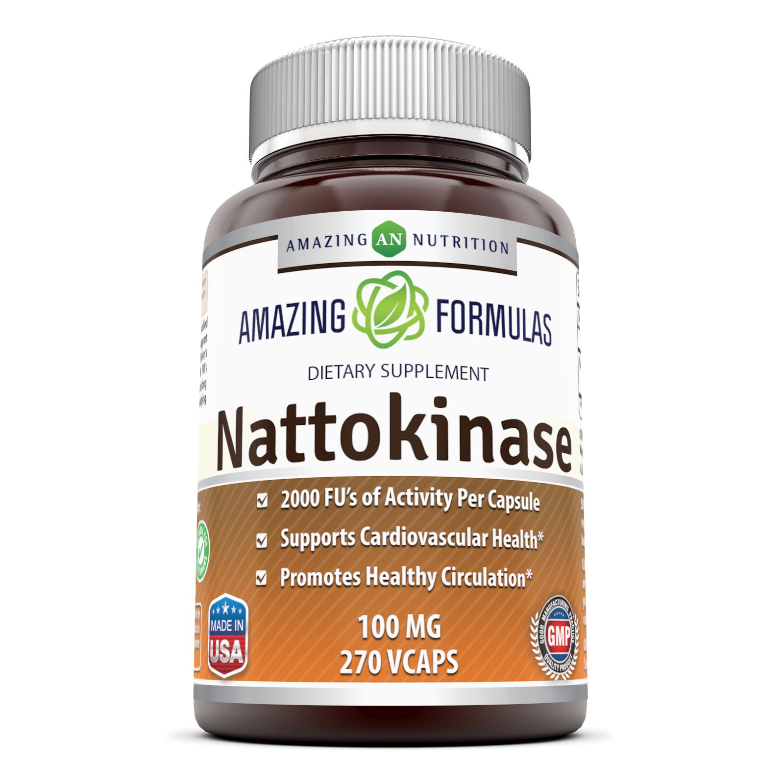 Algopix Similar Product 10 - Amazing Formulas Nattokinase Dietary