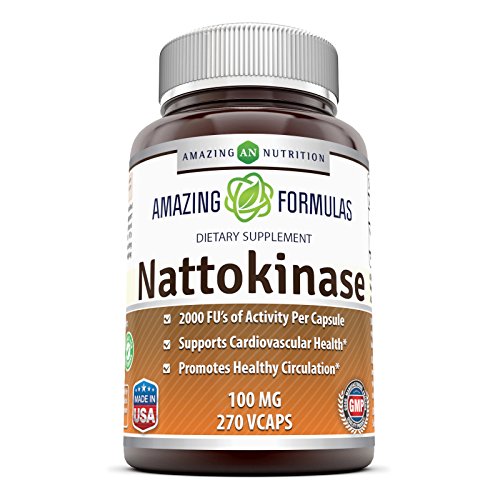 Algopix Similar Product 10 - Amazing Formulas Nattokinase Dietary