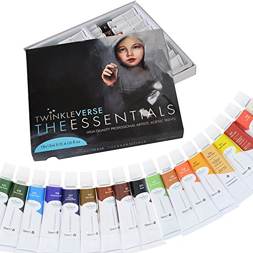 Algopix Similar Product 15 - Acrylic Paint Set  18 Artist Quality