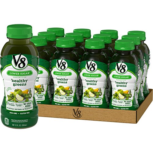 Algopix Similar Product 20 - V8 Healthy Greens, 12 Fl Oz (Pack of 12)