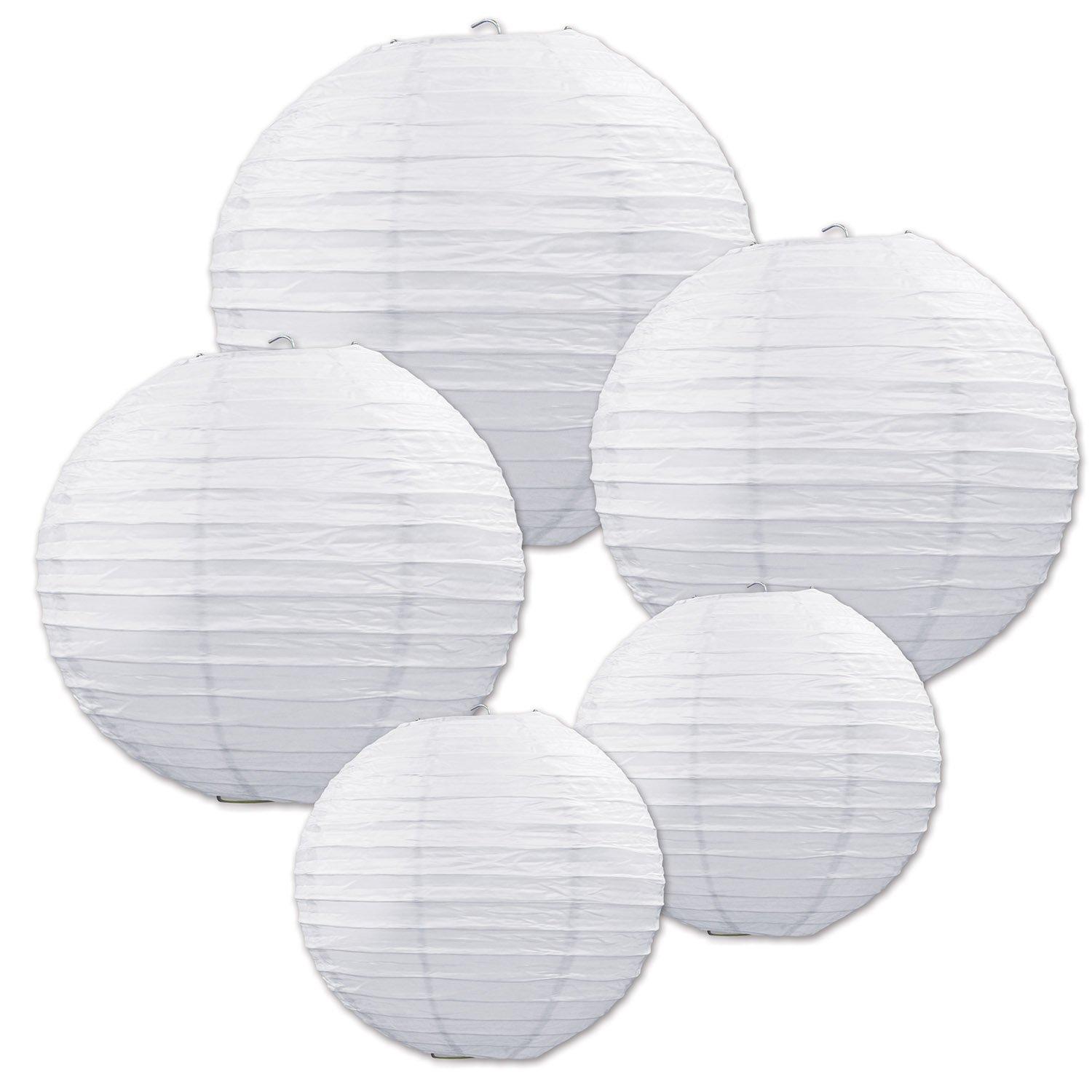 Algopix Similar Product 6 - Beistle White Paper Lantern Assortment