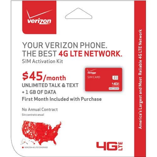 Algopix Similar Product 17 - Verizon Prepaid Sim Activation Kit