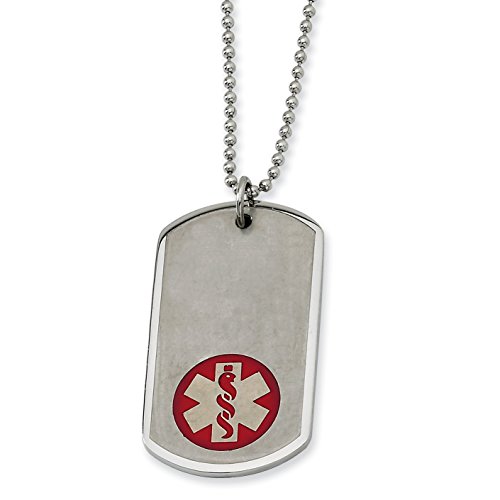 Algopix Similar Product 12 - Chisel Stainless Steel Large Dog Tag