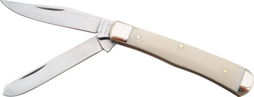 Algopix Similar Product 15 - Rough Rider Trapper Fold Knife White