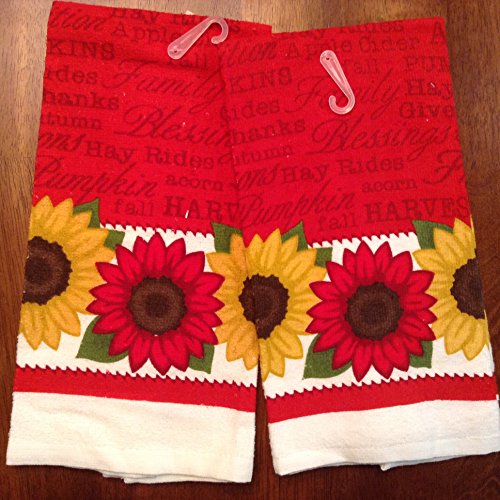 Algopix Similar Product 4 - Perfect Harvest Red Sunflower Kitchen