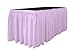Algopix Similar Product 1 - LA Linen Polyester Poplin Pleated Table