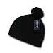 Algopix Similar Product 8 - DECKY Pom Pom Acrylic Beanie, Black