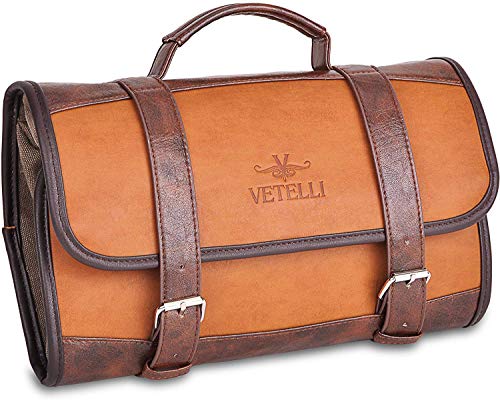 Algopix Similar Product 11 - Vetelli Leather Toiletry Bag for Men 