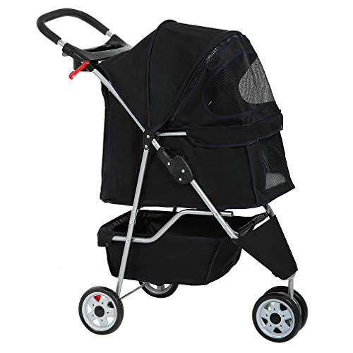 Algopix Similar Product 13 - BestPet 3 Wheels Pet Stroller Dog Cat