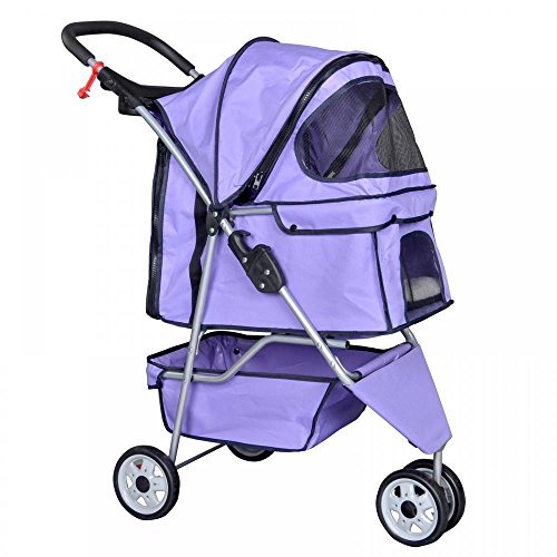 Algopix Similar Product 16 - BestPet 3 Wheels Pet Stroller Dog Cat