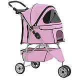 Algopix Similar Product 8 - BestPet 3 Wheels Pet Stroller Dog Cat