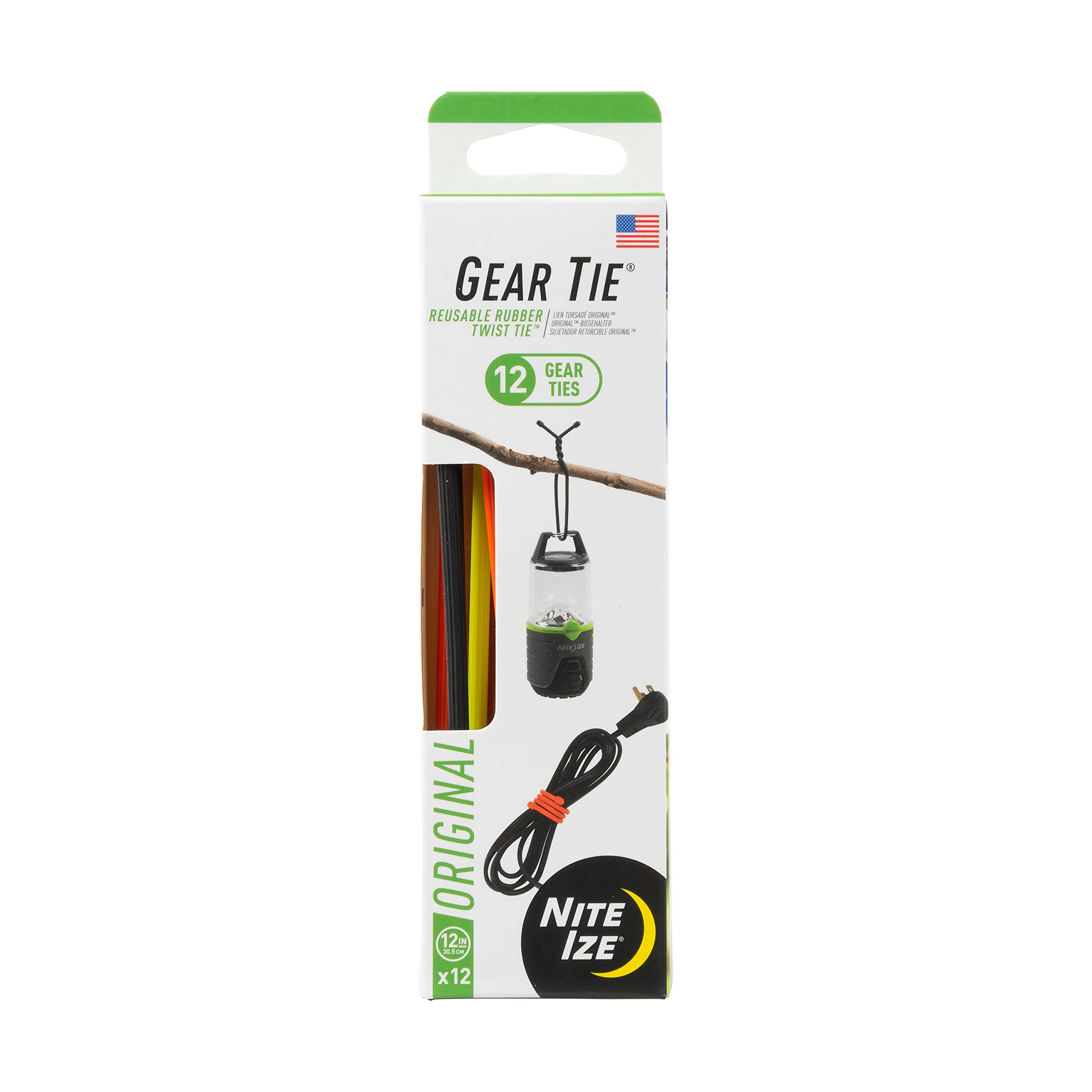 Algopix Similar Product 5 - Nite Ize Original Gear Tie  12Inch