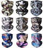 Algopix Similar Product 5 - KINGREE 9PCS Magic Scarf Elastic