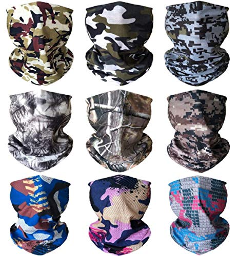 Algopix Similar Product 4 - KINGREE 9PCS Magic Scarf Elastic