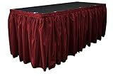 Algopix Similar Product 5 - LA Linen Bridal Satin Pleated Table