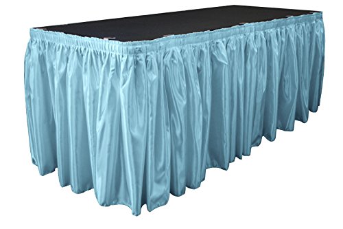 Algopix Similar Product 20 - LA Linen Bridal Satin Pleated Table