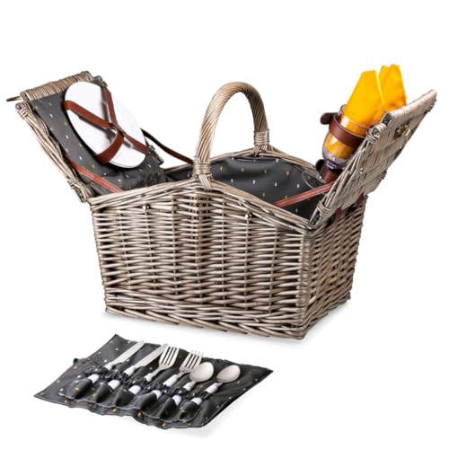 Algopix Similar Product 10 - PICNIC TIME Piccadilly Picnic Basket
