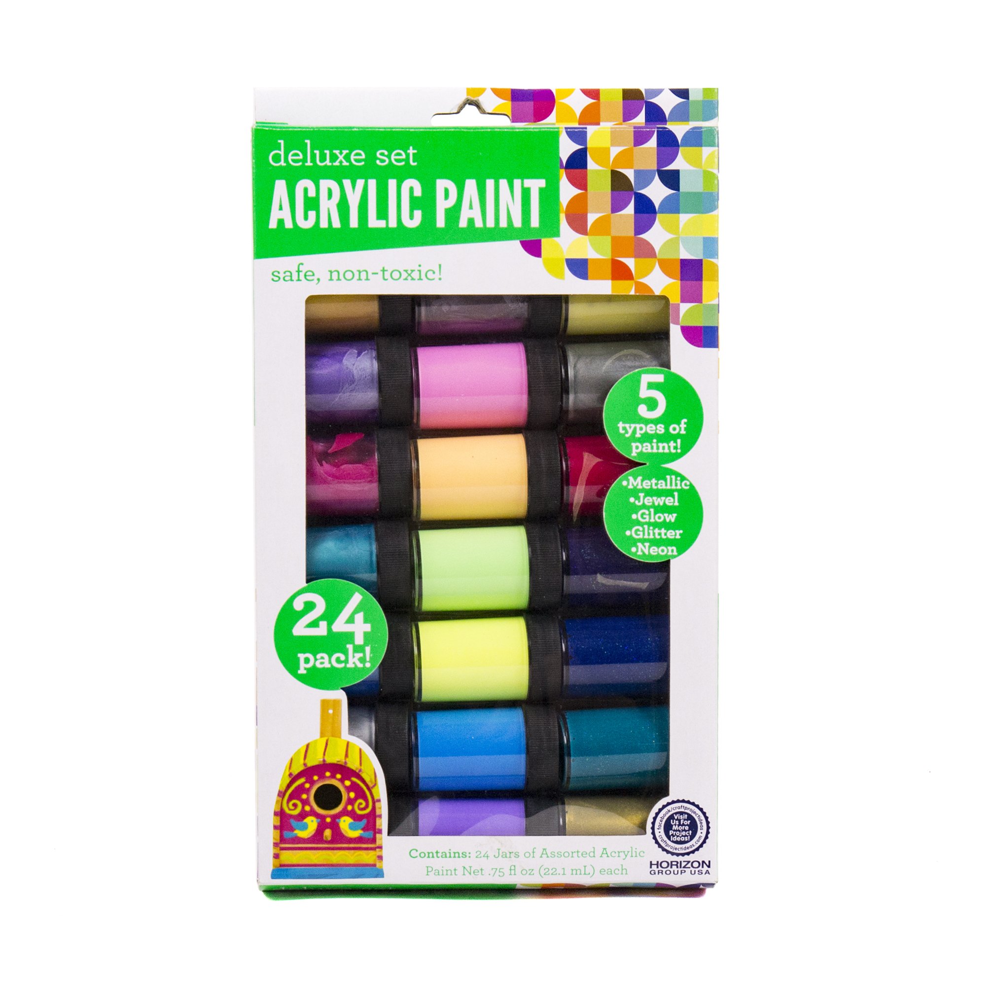 Algopix Similar Product 1 - Generic Deluxe Premium Paint Set 24Pk