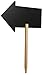 Algopix Similar Product 11 - Securit Silhouette ARROW Chalkboard
