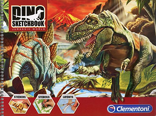Algopix Similar Product 10 - Clemontoni Dinosaurs Sketchbook
