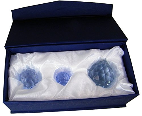 Algopix Similar Product 16 - Amlong Crystal 20mm 30mm 40mm Blue