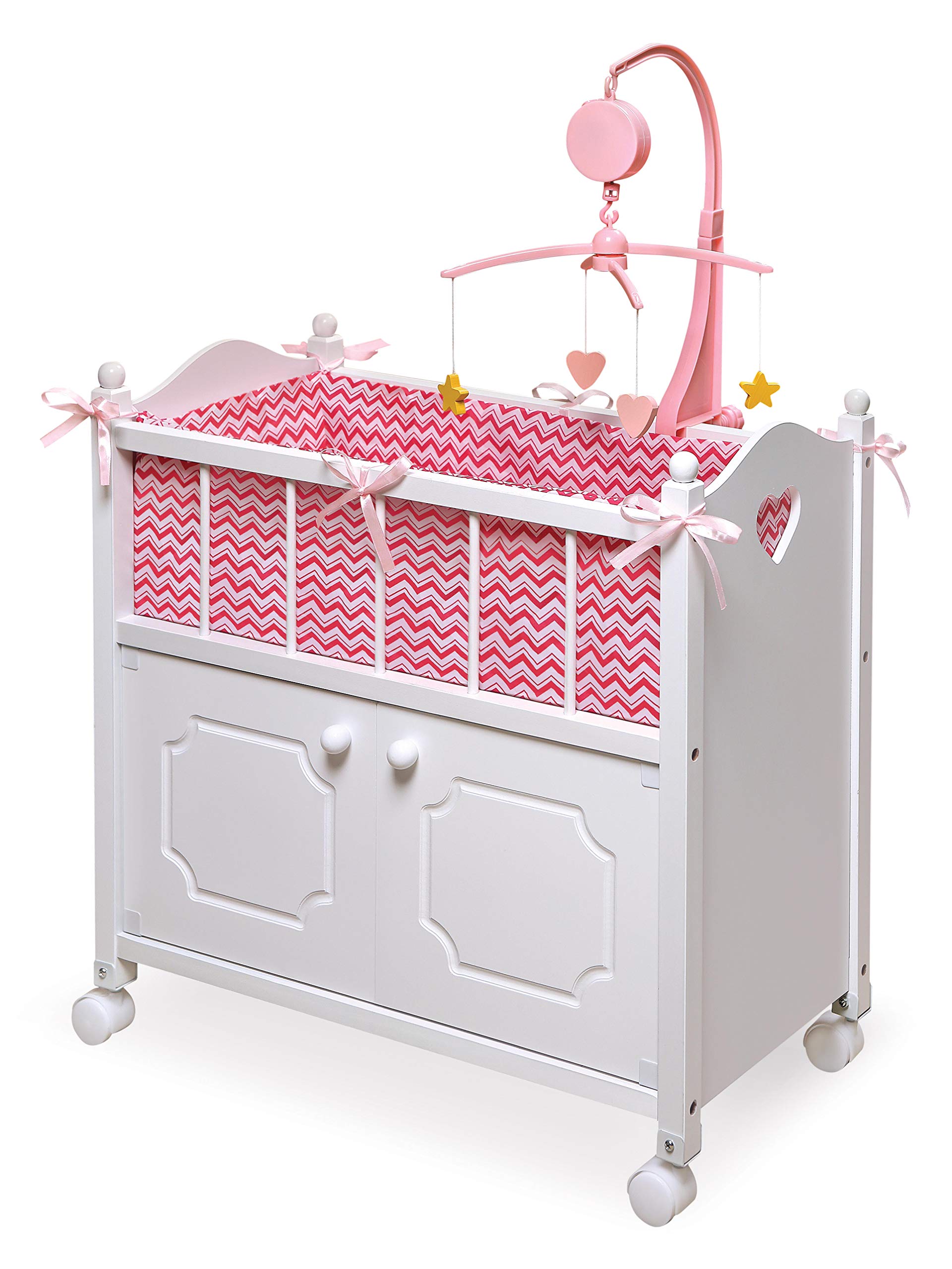 Algopix Similar Product 15 - Badger Basket Wooden Doll Bed with