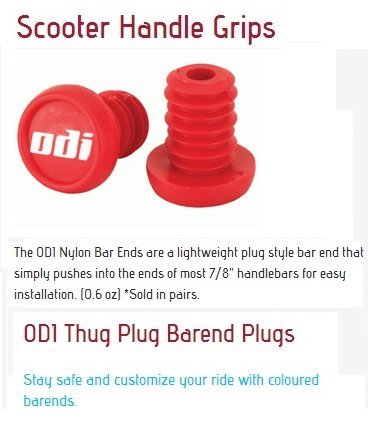 Algopix Similar Product 11 - Odi Bar End Plugs For Scooters and BMX