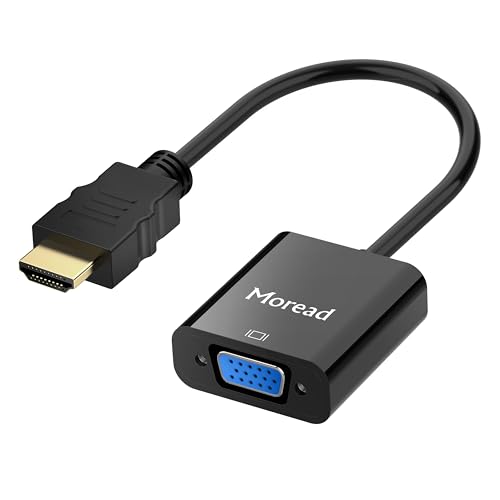 Algopix Similar Product 7 - Moread HDMI to VGA GoldPlated HDMI to