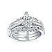 Algopix Similar Product 17 - 25CT Solitaire Marquise AAA CZ Band