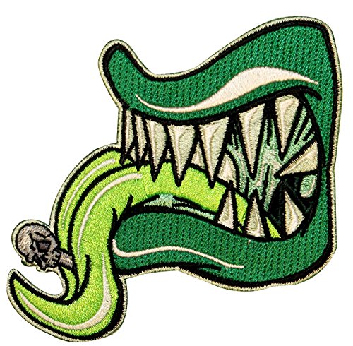 Algopix Similar Product 13 - Green Tongue Monster MouthTeeth Horror
