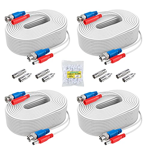 Algopix Similar Product 10 - ANNKE 4 Pack 30M100ft AllinOne Video