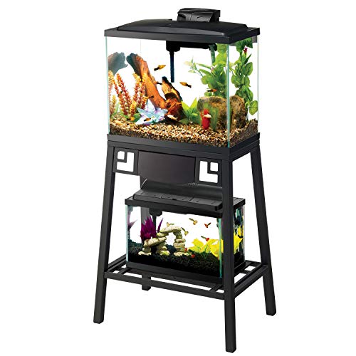 Algopix Similar Product 9 - Aqueon Metal 10 Gallon Fish Tank