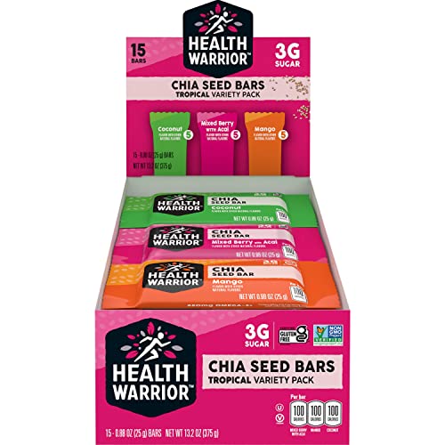 Algopix Similar Product 19 - HEALTH WARRIOR Chia Bars Acai Berry