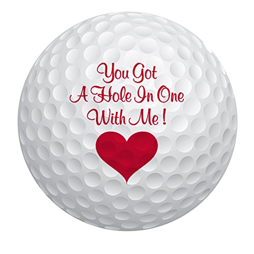 Algopix Similar Product 15 - JustPaperRoses Novelty Golf Ball You