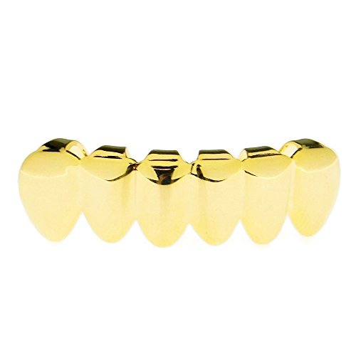 Algopix Similar Product 11 - Grillz Gold Plated Hip Hop Custom