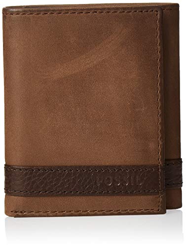 Algopix Similar Product 10 - Fossil Mens Quinn Leather Trifold with