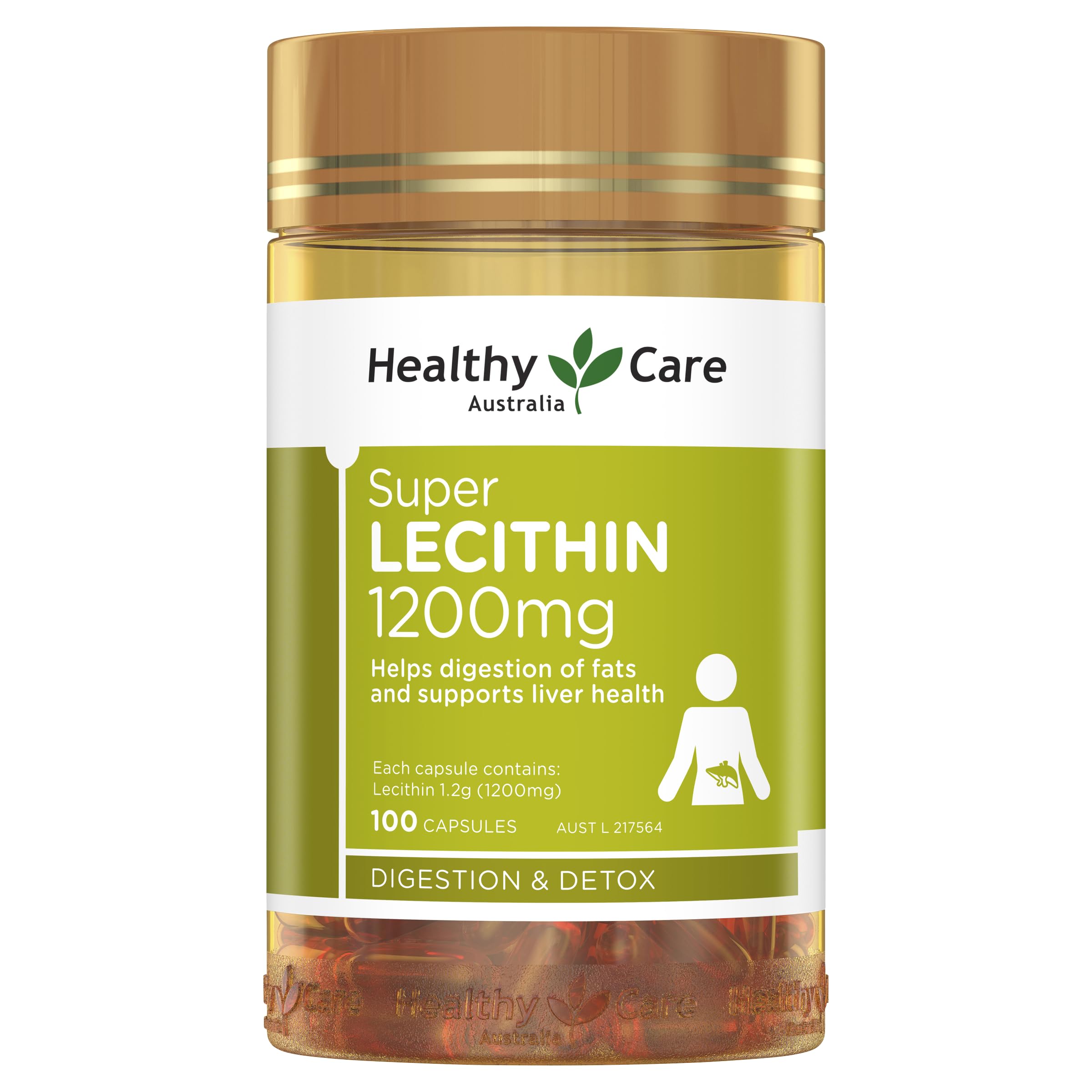 Algopix Similar Product 11 - Healthy Care Lecithin 1200mg 100caps