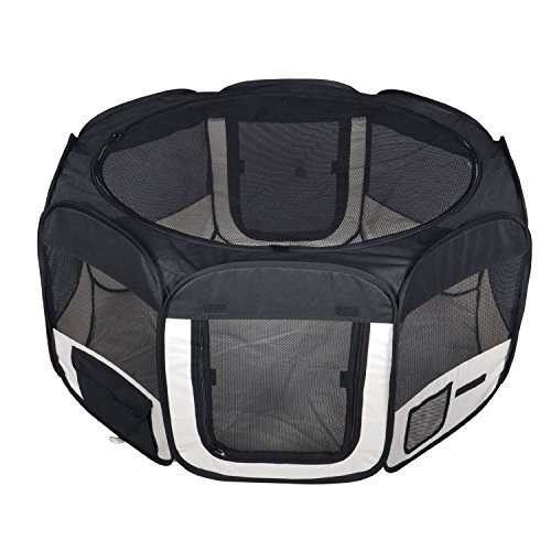 Algopix Similar Product 14 - New Small Black Pet Dog Cat Tent