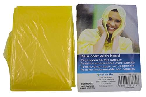 Algopix Similar Product 17 - Poncho Impermeable con Capucha