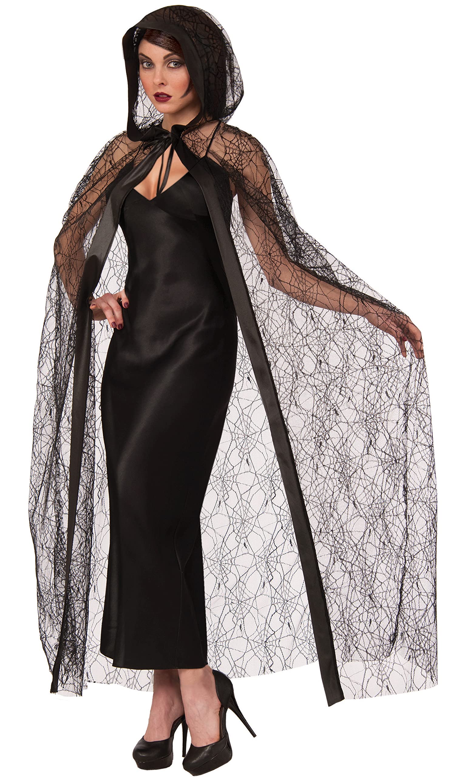 Algopix Similar Product 15 - Forum Novelties Adult Hooded Spider Web