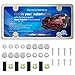 Algopix Similar Product 4 - Stainless Steel License Plate Frame Kit