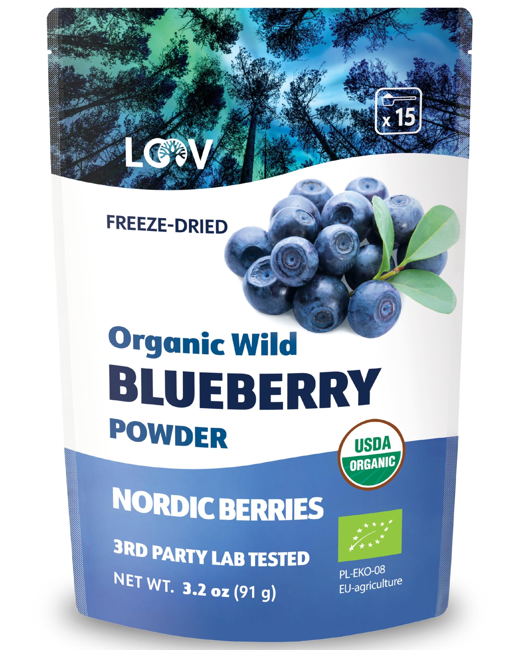 Algopix Similar Product 3 - Loov Organic Wild Freezedried Powder