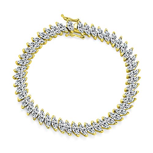 Algopix Similar Product 5 - Bling Jewelry Cubic Zirconia Marquise