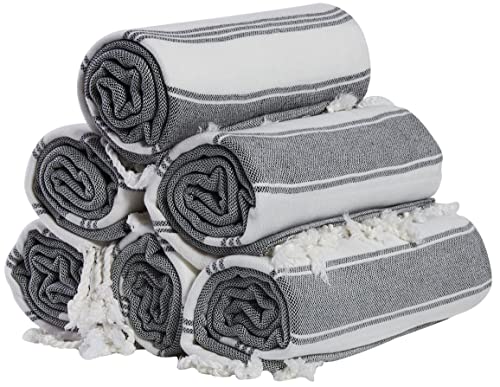 Algopix Similar Product 9 - SET of 6 100 Turkish Cotton Beach