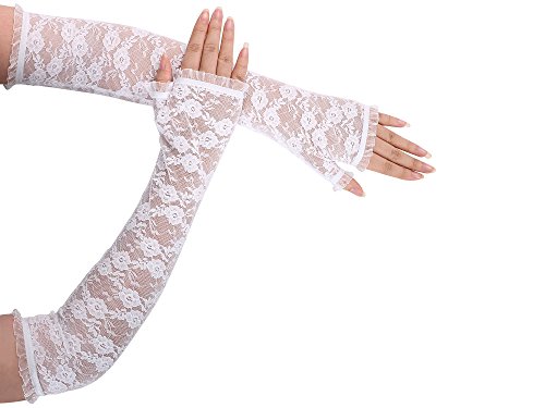 Algopix Similar Product 17 - AshopZ Sexy Women Fingerless Sun